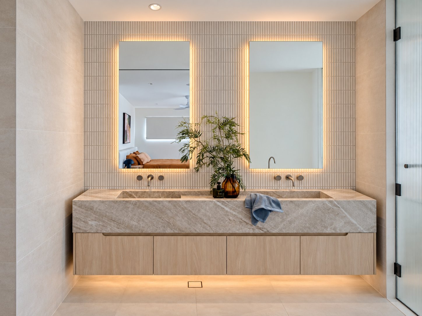 Baño residencial diseñado por VELE