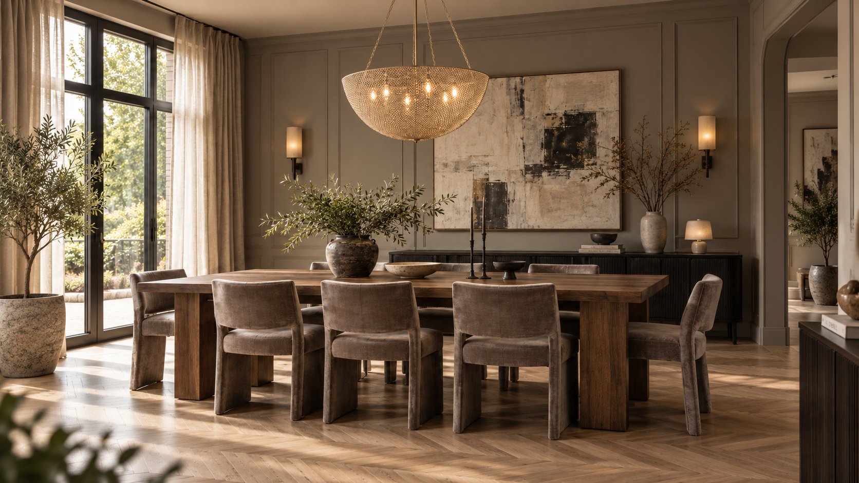 Comedor residencial diseñado por VELE